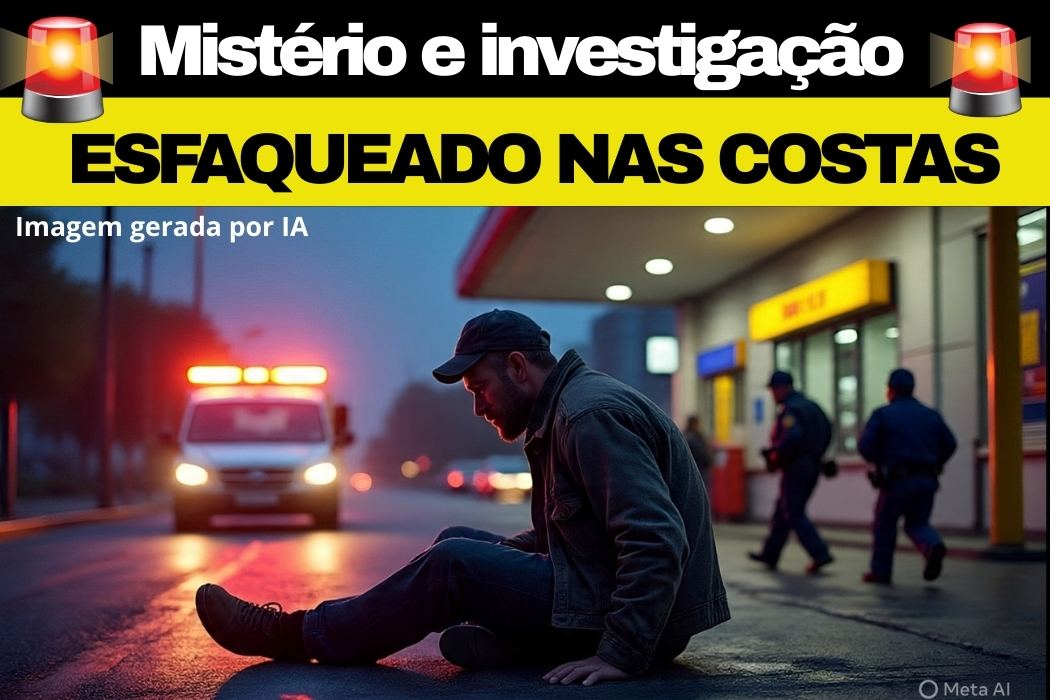 😱 ATAQUE MISTERIOSO EM APUCARANA: HOMEM É ESFAQUEADO NAS COSTAS AO AMANHECER