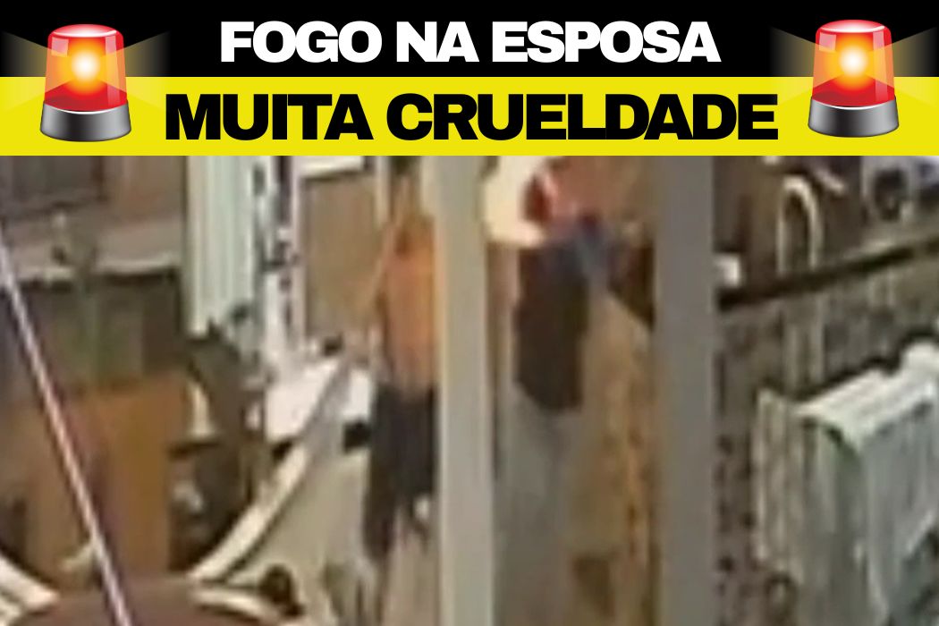 🔥IMAGENS FORTES:🔥Homem é preso após atear fogo na própria companheira em Maringá