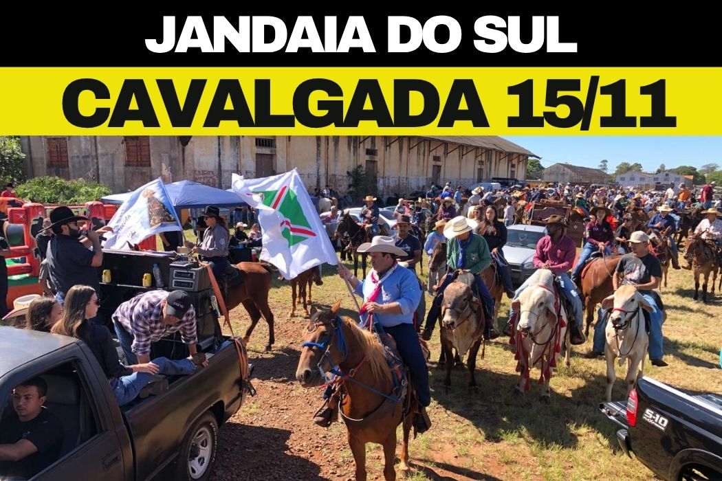 Cavalgada da República reunirá cavaleiros e amazonas em Jandaia do Sul no dia 15 de novembro