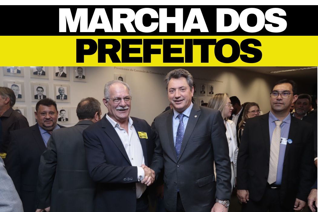 Prefeito Ditão Púpio participa da 26ª Marcha dos Prefeitos em Brasília em busca de recursos para Jandaia do Sul