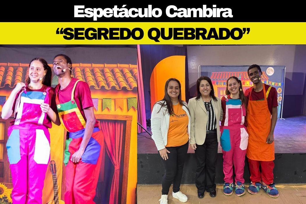 VEJA AS FOTOS: Espetáculo “Segredo Quebrado” é apresentado nas escolas de Cambira com foco no combate ao abuso infantil