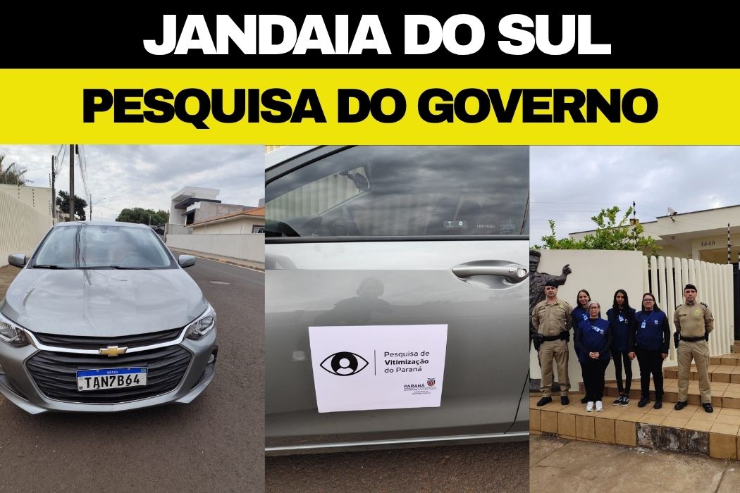 Paraná realiza Pesquisa de Vitimização em Jandaia do Sul
