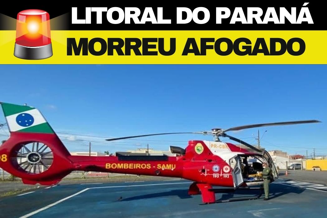 Homem morre afogado ao salvar as filhas no primeiro fim de semana da Operação Verão no litoral do Paraná