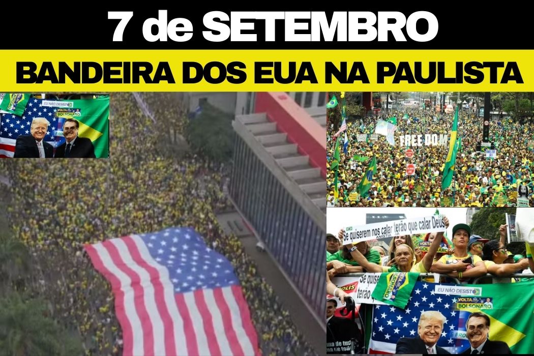 Manifestação na Paulista tem bandeiras dos EUA e gritos por Trump: apoiadores pedem anistia para bolsonaristas