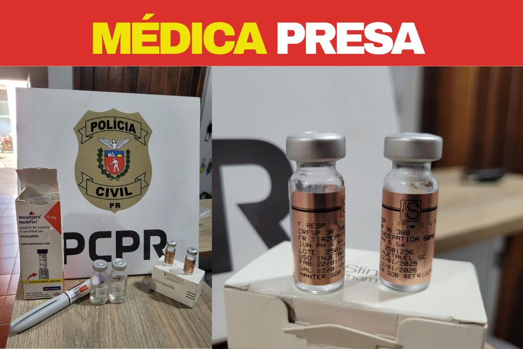 Polícia Civil prende médica suspeita de aplicar medicamentos irregulares para emagrecimento em Arapongas