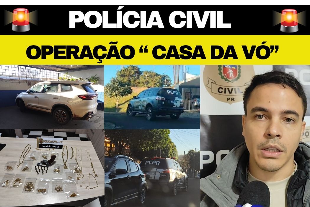 Operação “Casa de Vó” desmantela esquema de estelionato, extorsão e charlatanismo em Jandaia do Sul
