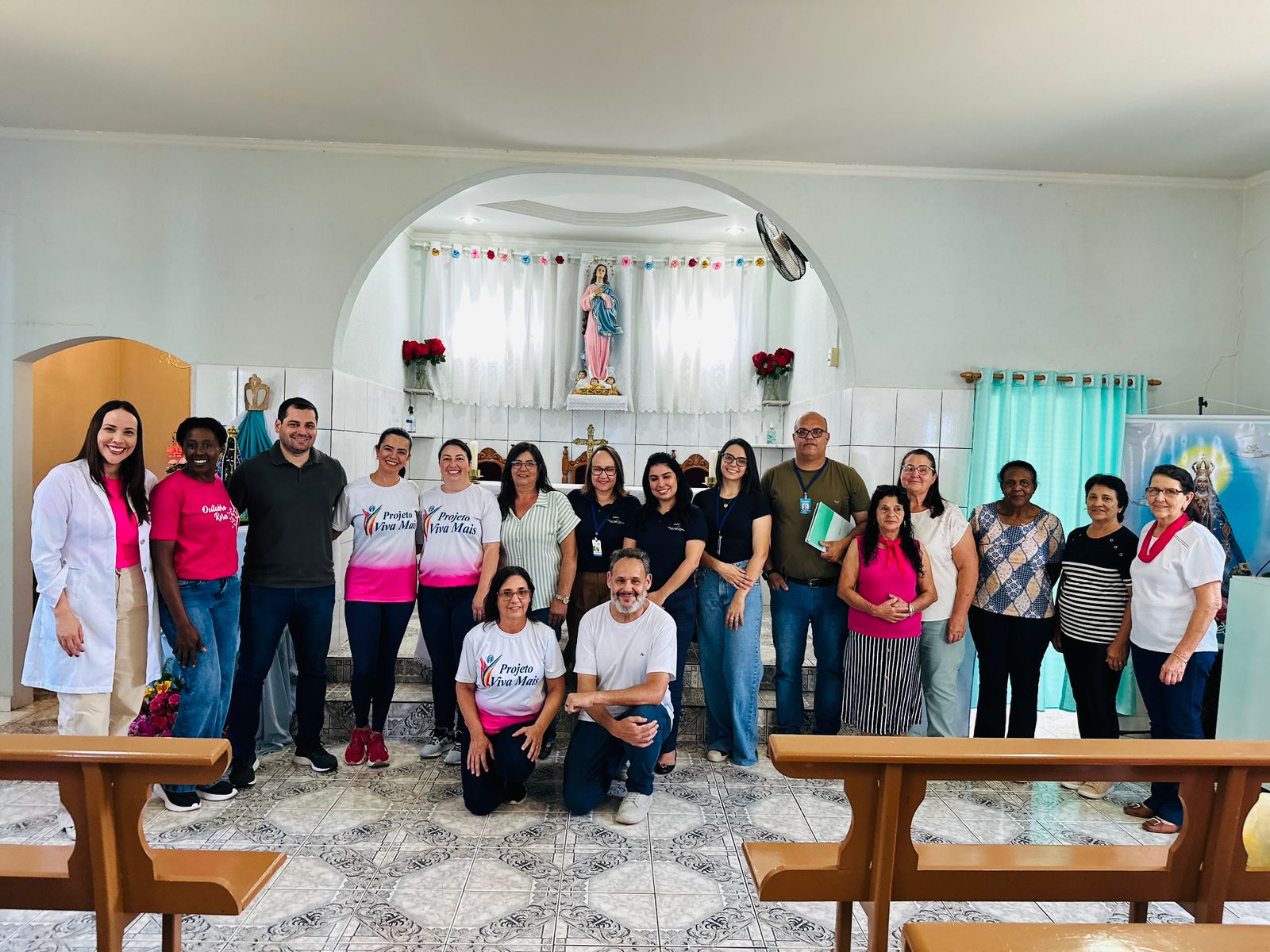 Outubro Rosa mobiliza mais de 100 idosos em evento no Bairro Palmeirinha