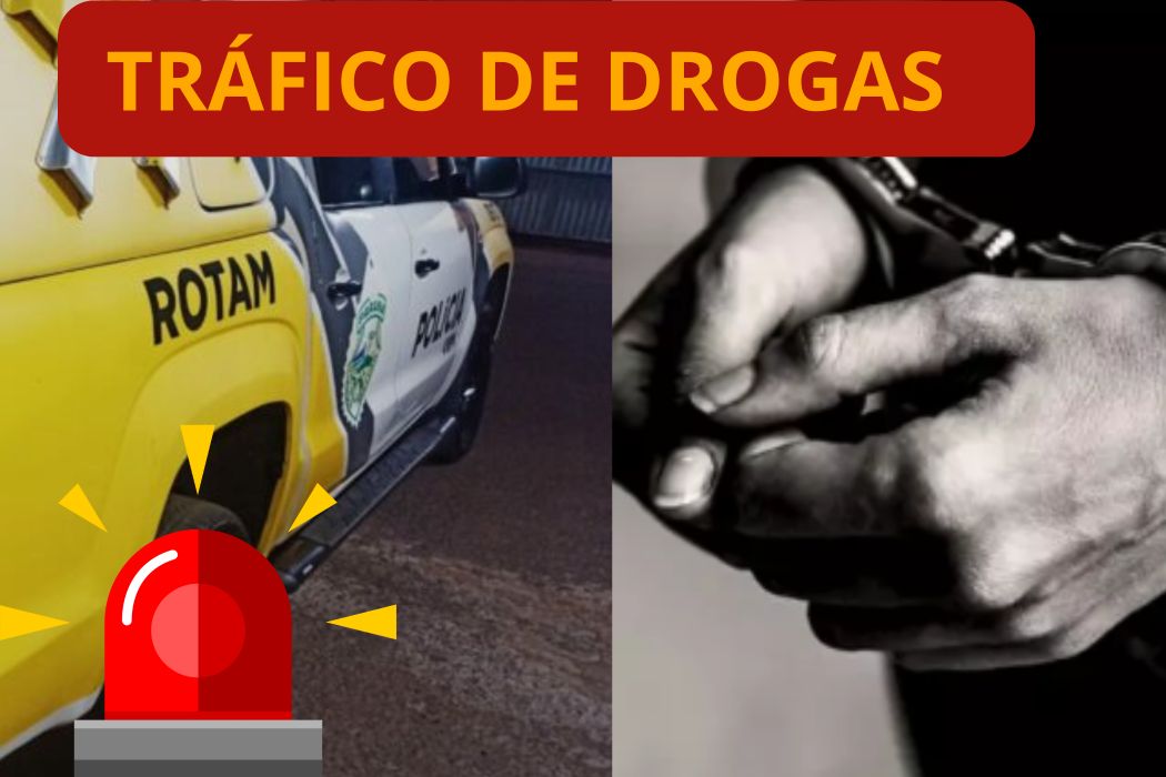 POLÍCIA MILITAR REALIZA PRISÃO DE TRAFICANTE DE DROGAS NA CIDADE DE MANDAGUARI
