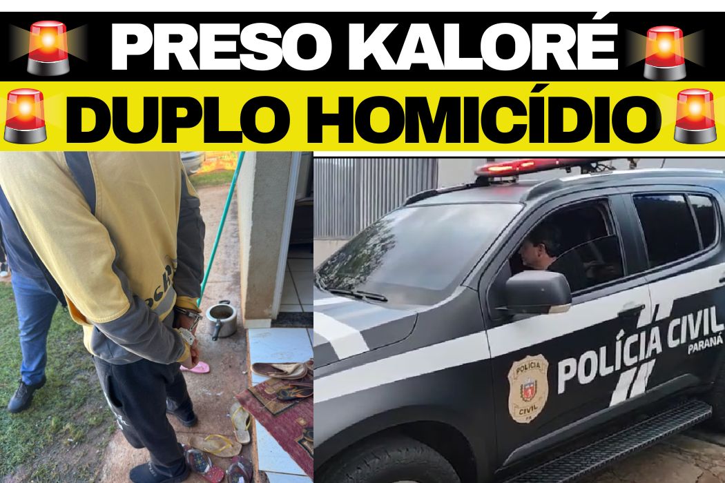 🚔🚨Polícia Civil de Jandaia do Sul prende foragido condenado a 17 anos por duplo homicídio