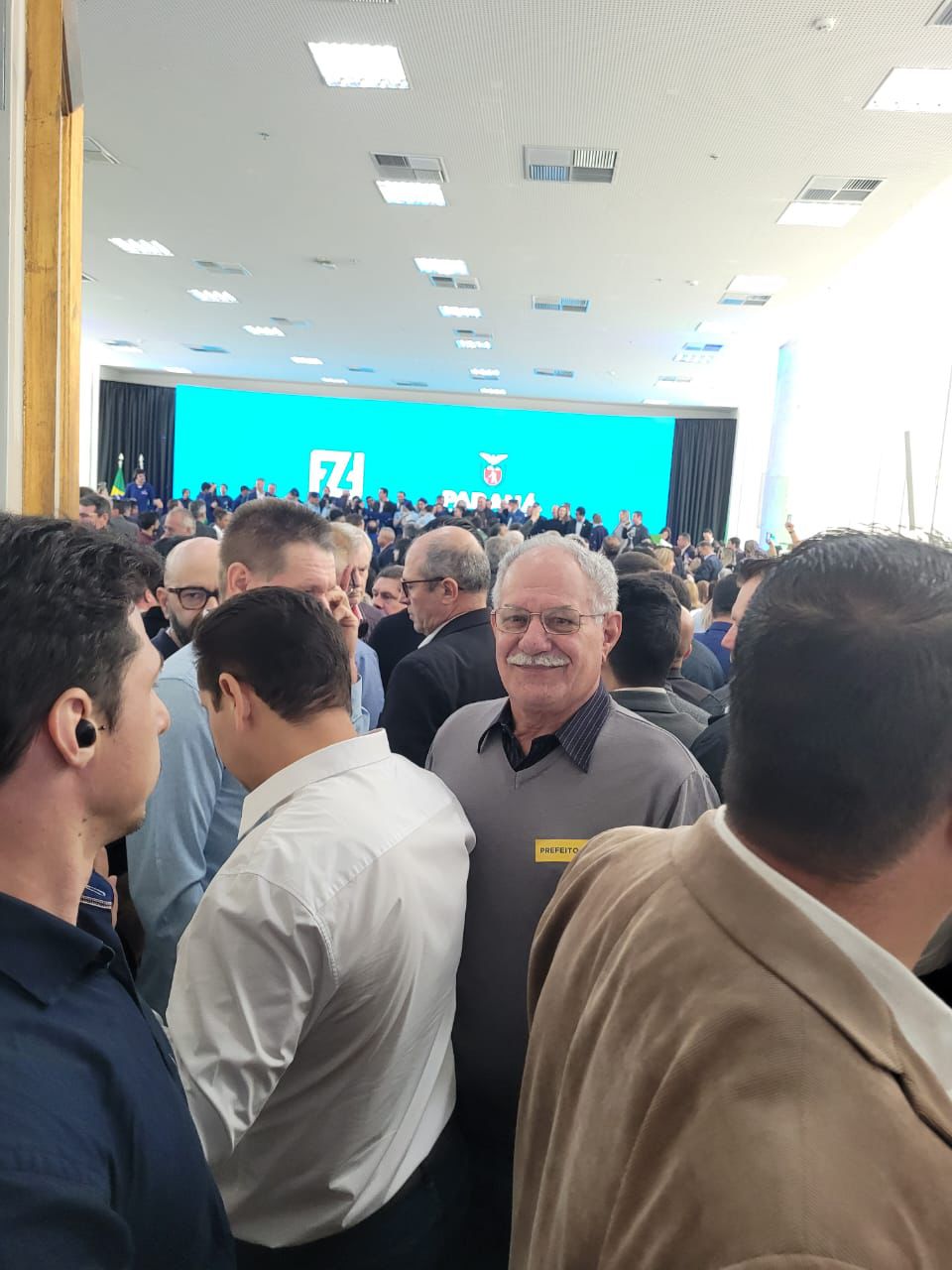 Prefeito Ditão Pupio e vice Inei Heckert participam da 30ª edição do Programa Agrinho, em Curitiba