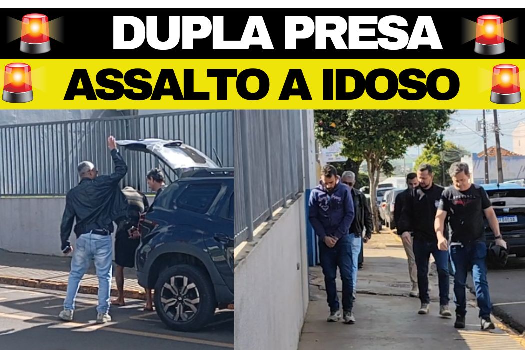 ASSISTA A REPORTAGEM: Idoso é espancado e roubado enquanto dormia no sofá em Jandaia do Sul; dupla é presa em ação rápida da polícia