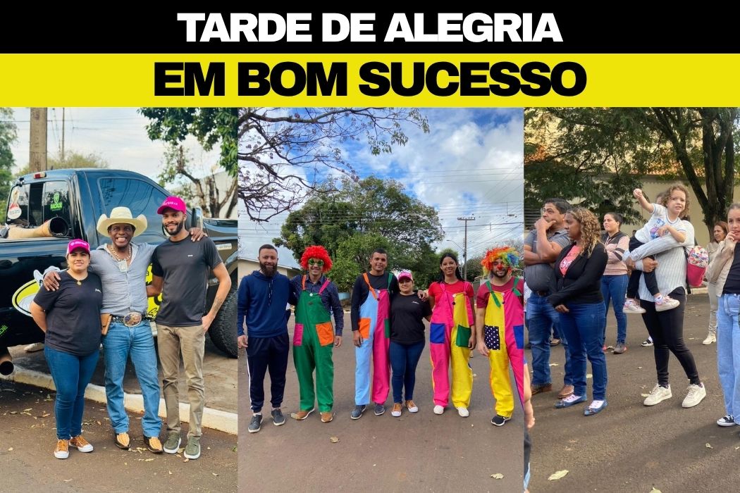 VEJA AS FOTOS: Sorrisos, corações e cultura: Bom Sucesso vive uma tarde mágica de alegria!