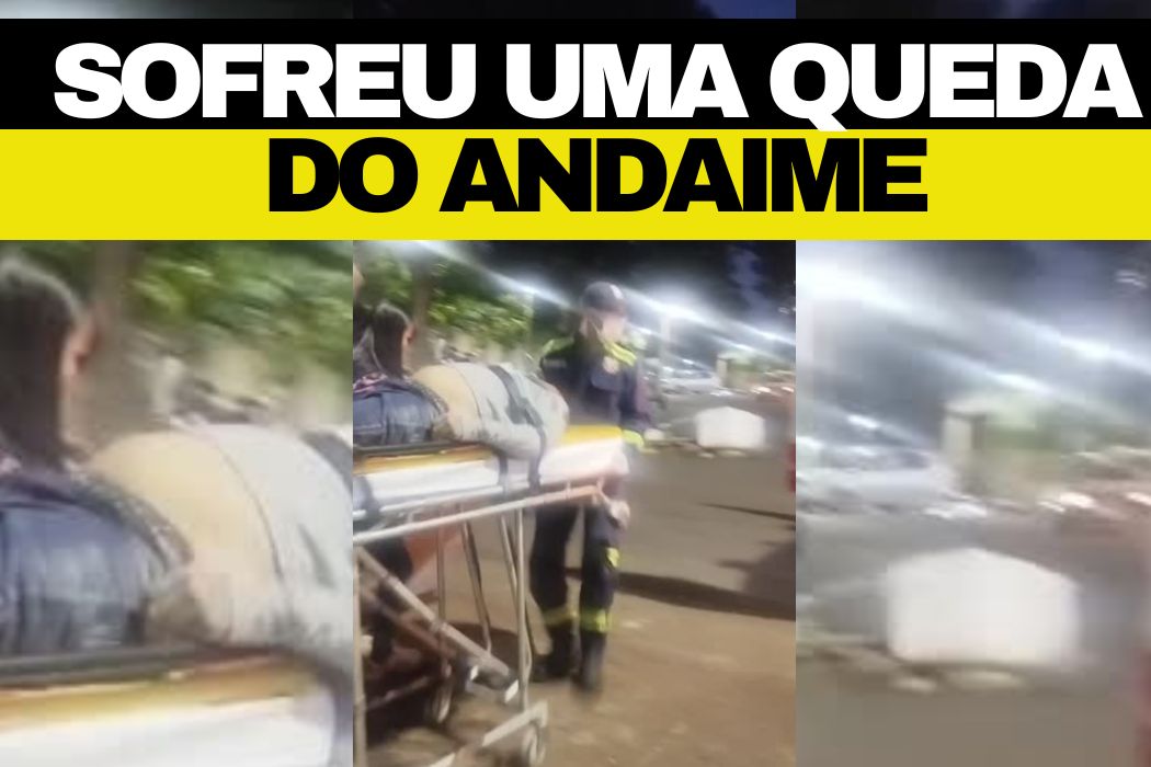⚠️Acidente de Trabalho: ⚠️ Pedreiro Cai de Andaime e Sofre Traumatismo Craniano em Jandaia do Sul