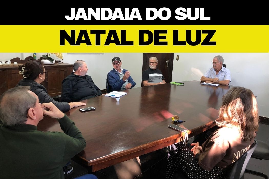 Prefeitura de Jandaia do Sul realiza reunião de planejamento do Natal Luz 2025