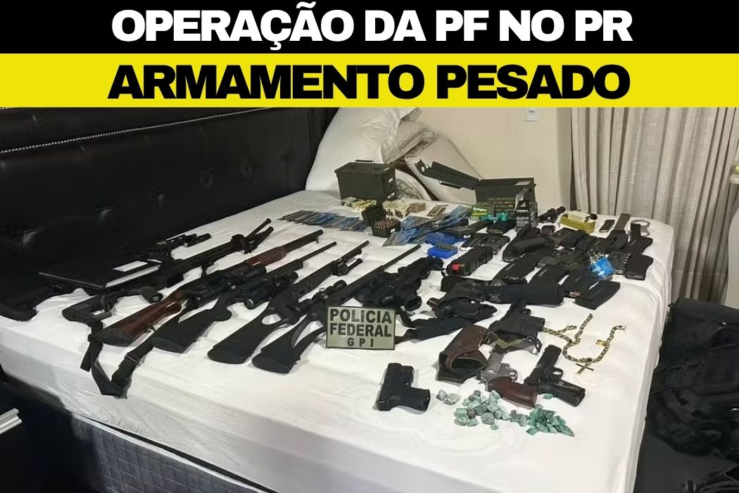 🔥 Explosiva Operação da PF Desmascara Esquema de Tráfico de Armas no Paraná!