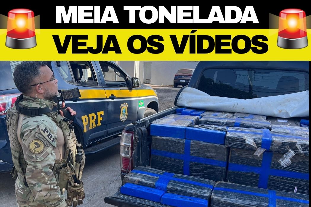 PRF apreende quase meia tonelada de maconha em Goioerê (PR)