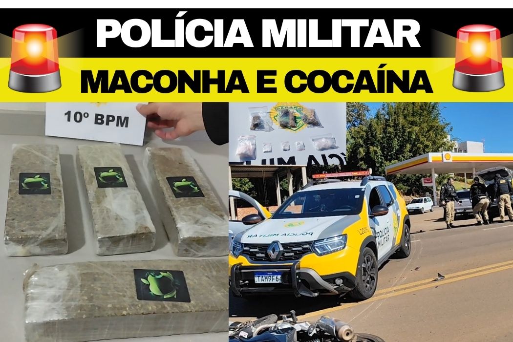 🚨 Perseguição e Prisão! Polícia Militar de Jandaia do Sul Surpreende Traficantes em Ação com Mais de 3kg de Drogas