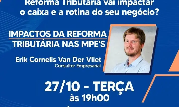 Jandaia do Sul realiza workshop sobre impactos da Reforma Tributária nas micro e pequenas empresas
